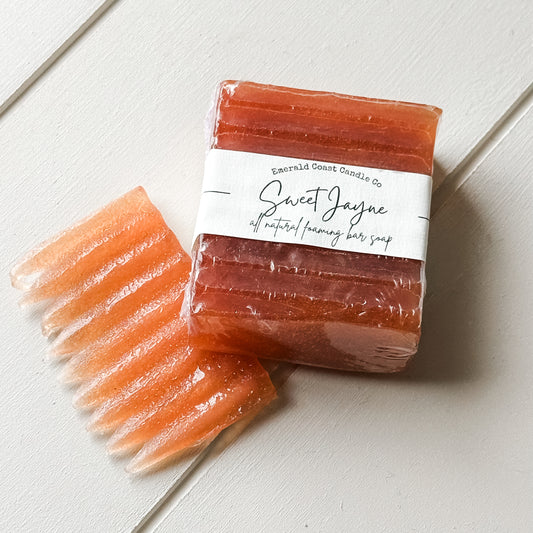 Sweet Jayne Foaming Bar Soap – Honey + Glycerin Hydration
