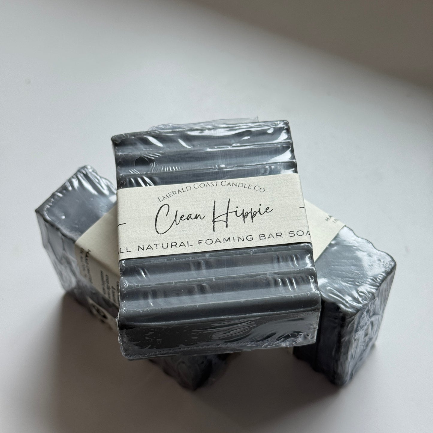 Clean Hippie Bar Soap – Detoxifying Charcoal + Olive Oil