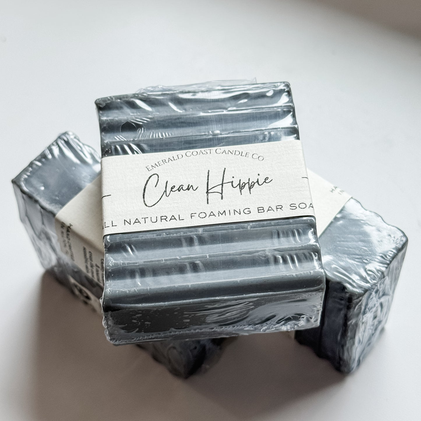 Clean Hippie Bar Soap – Detoxifying Charcoal + Olive Oil