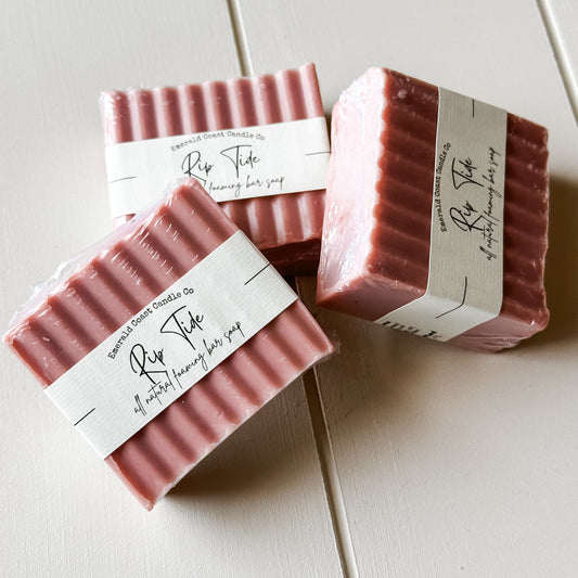 Rip Tide Foaming Bar Soap – Grapefruit + Patchouli Hydration