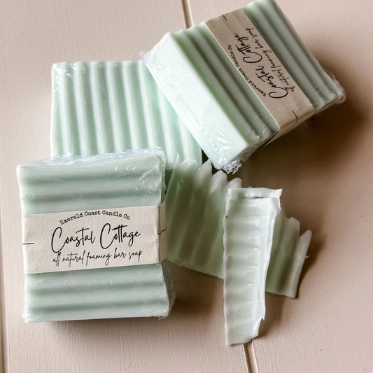 Coastal Cottage Foaming Bar Soap – Magnolia + Mango Butter Hydration
